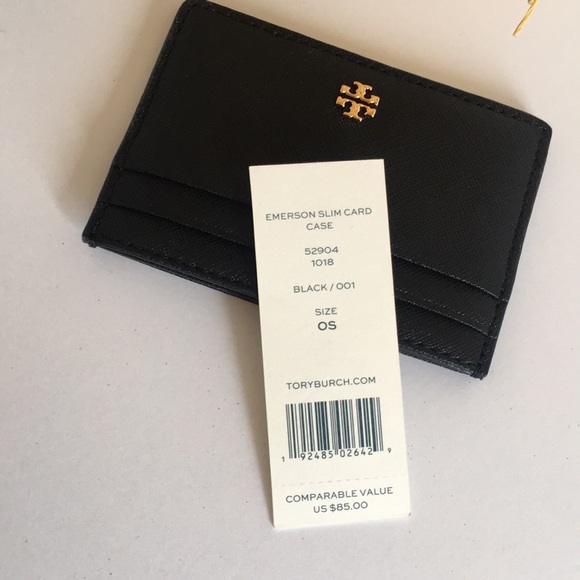 Tory Burch Emerson slim card case black - Picture 4 of 5
